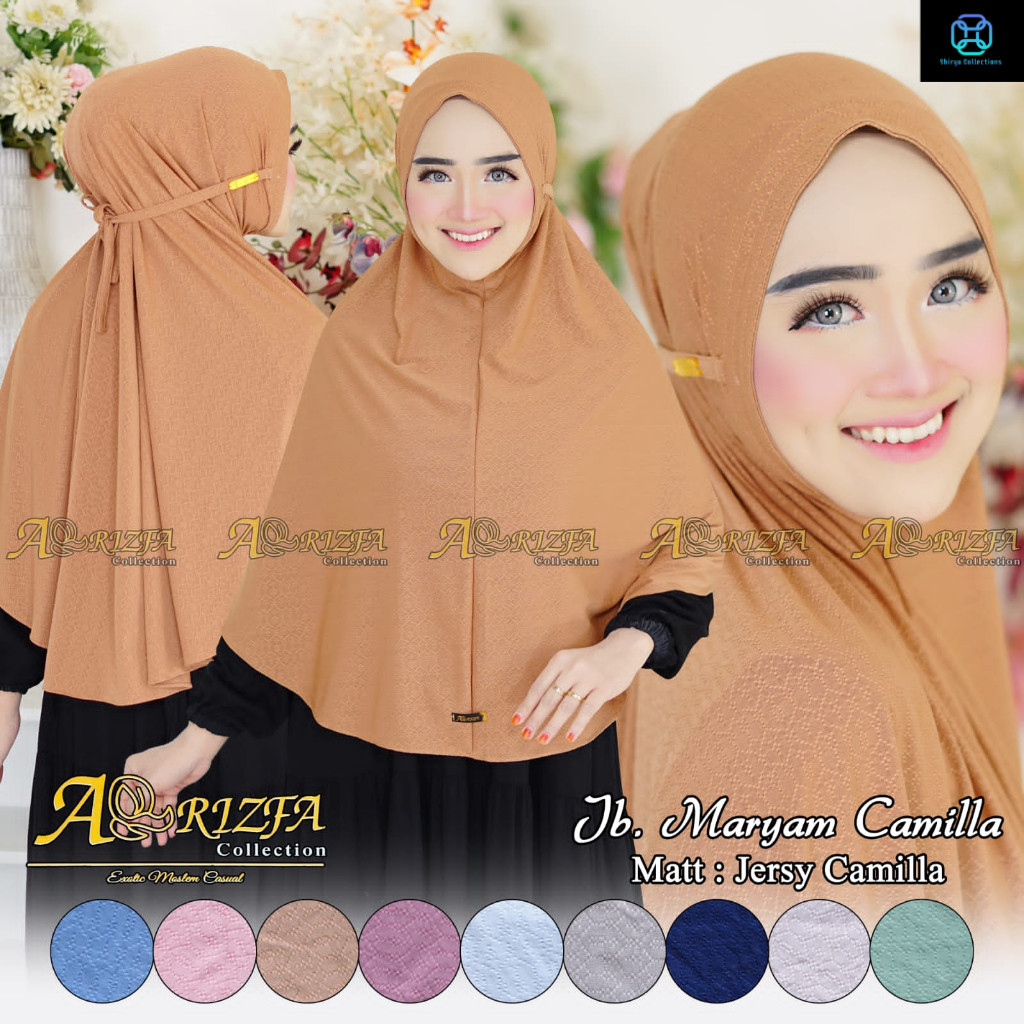 HIJAB INSTAN NON PET TALI JUMBO BY ARRIZFA COLLECTION - JB MARYAM