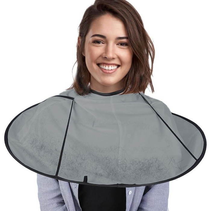 

- SWAR Barber Cape Adult Child Hair Cutting Cloth Non Stick - S-60 -