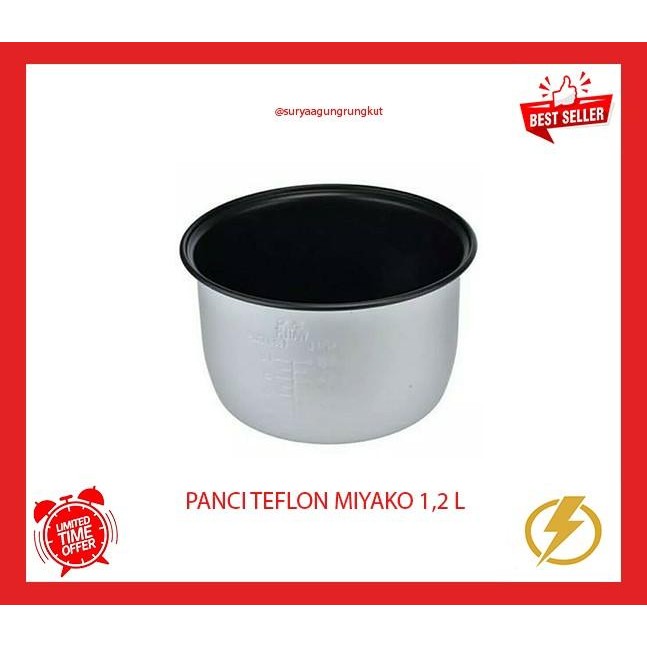 PANCI TEFLON MAGIC COM MIYAKO 1,2 LITER