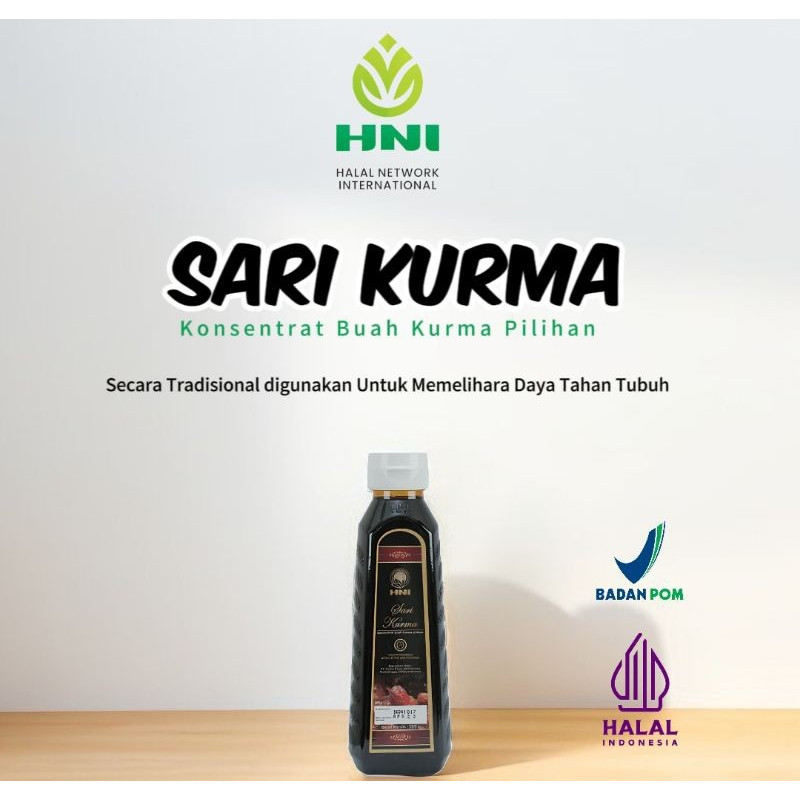 Produk Asli HNI SARI KURMA HPAI KONSENTRAT SARI KURMA PILIHAN 350 gr AST