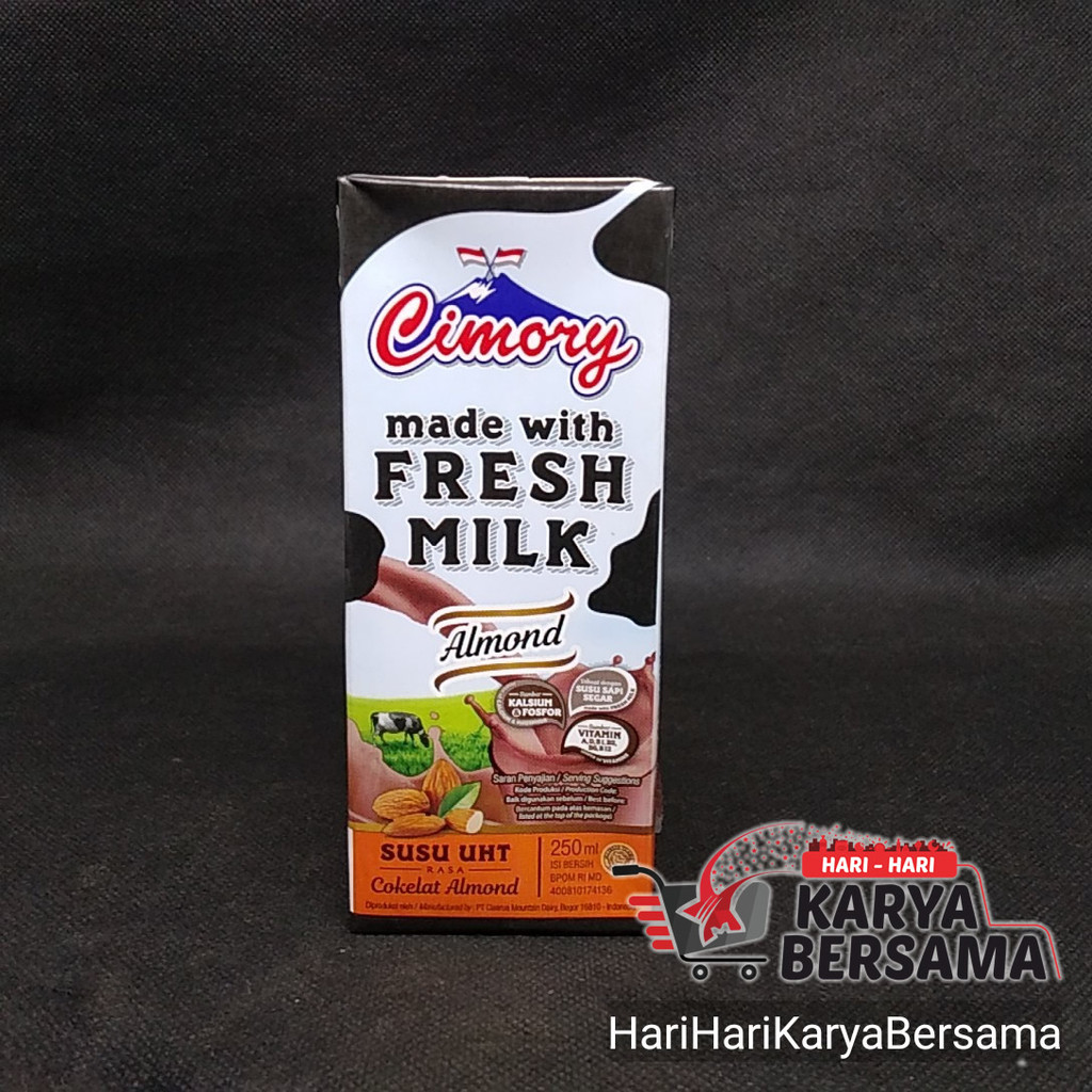 

MINUMAN SUSU CIMORY UHT FRESH MILK ALMOND 250ML