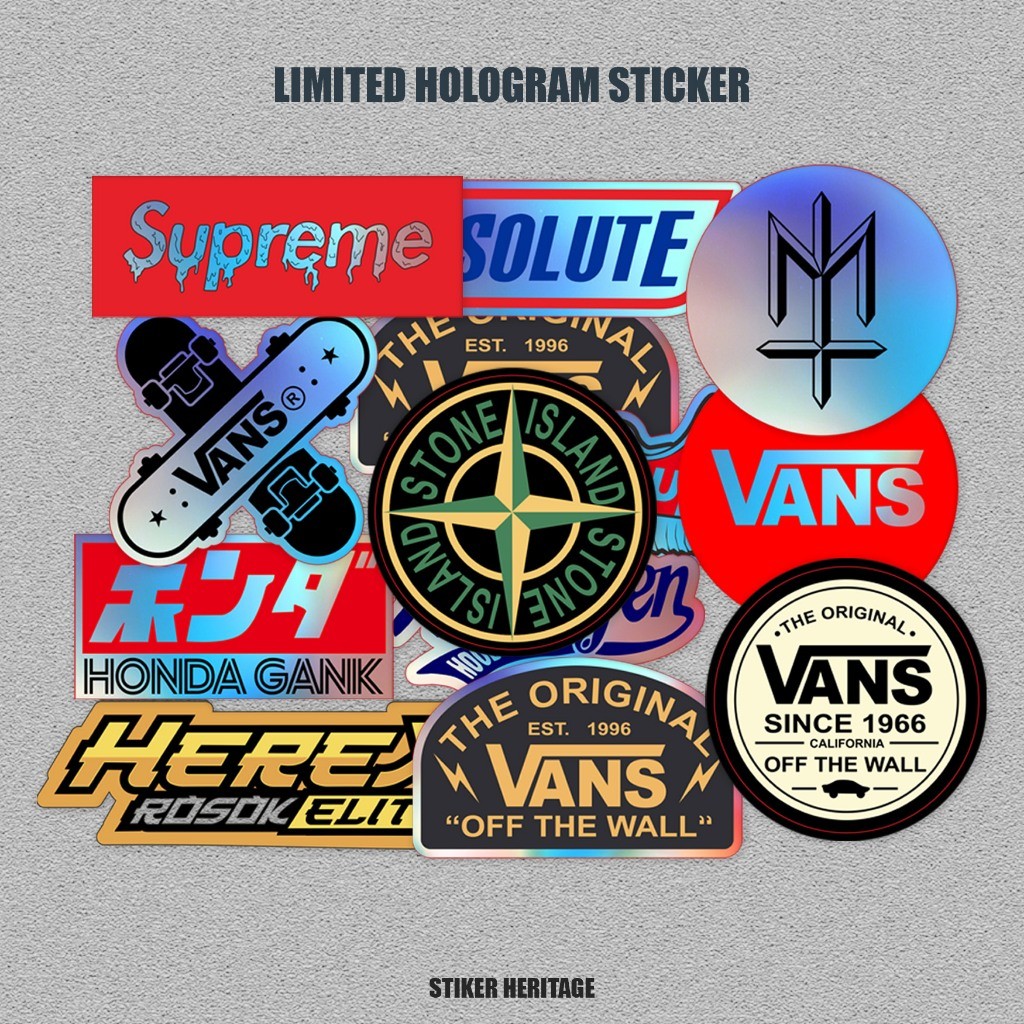 

Limited hologram Stiker stone island maternal vans | STIKER LAPTOP estetik pack sticker stiker 100 pcs setiker pack