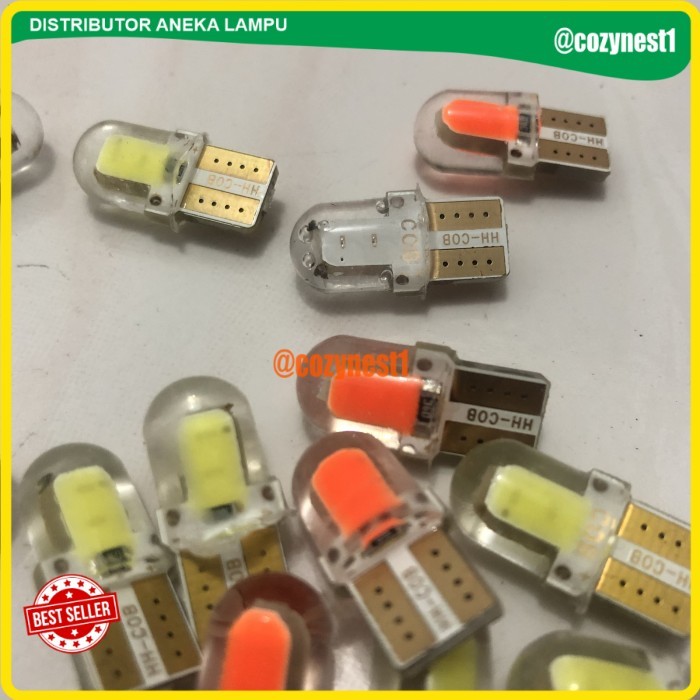 T10 LED JELLY KECIL MINI SPEEDOMETER SEN SEIN SENJA KOTA TERANG  - Pink