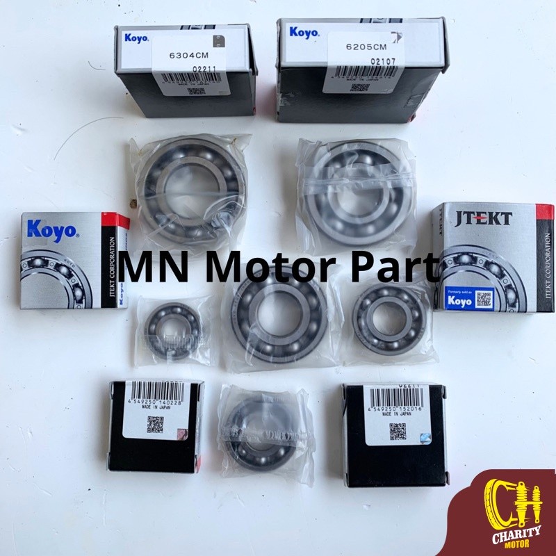 Bearing Laher Mesin Kruk as rasio Komplit Jupiter Z Vega R original Koyo Japan