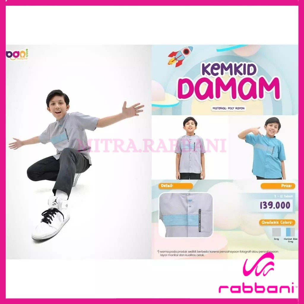 RABBANI ORI - RABBANI ORI Kemkid Damam TERBARU 2024 NEW ARRIVAL Mitra Rabbani
