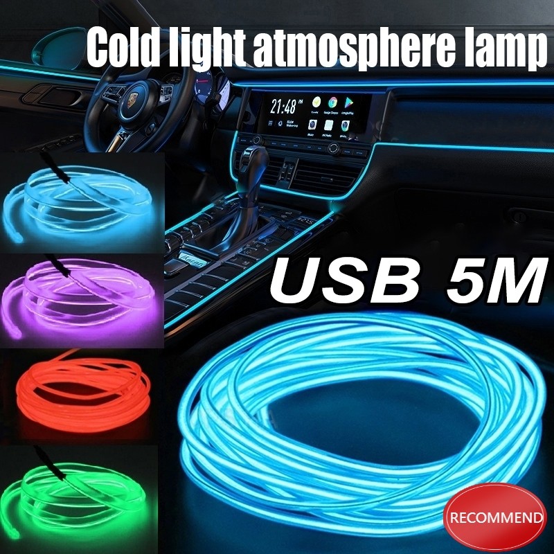 Paket Lampu Neon Flex 220v 5m 5 meter Led Selang Fleksibel 220v Warna Neon Box Outdoor ip65 Huruf DI