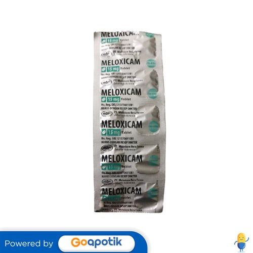 Meloxicam Mahakam 15 Mg Strip 10 Tablet