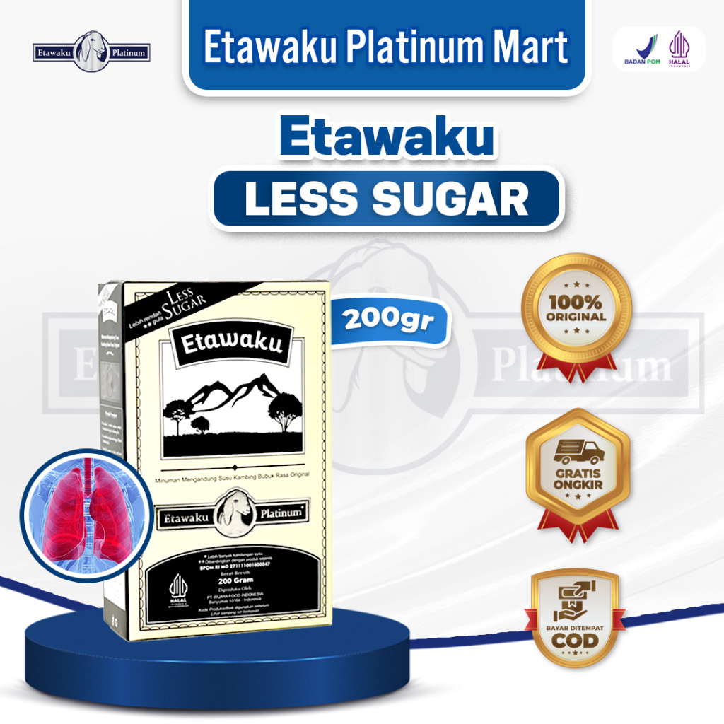 

Etawaku Platinum Less Sugar Susu Kambing Etawa Terbukti Ampuh Sembuhkan ISPA