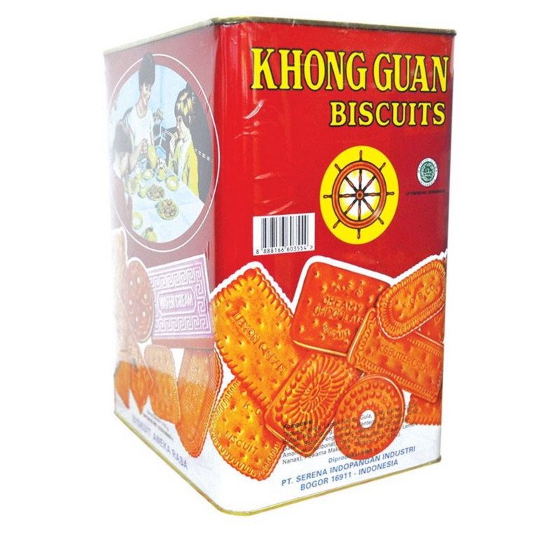 

KHONG GUAN Biscuit Assorted Merah 1,6 kg