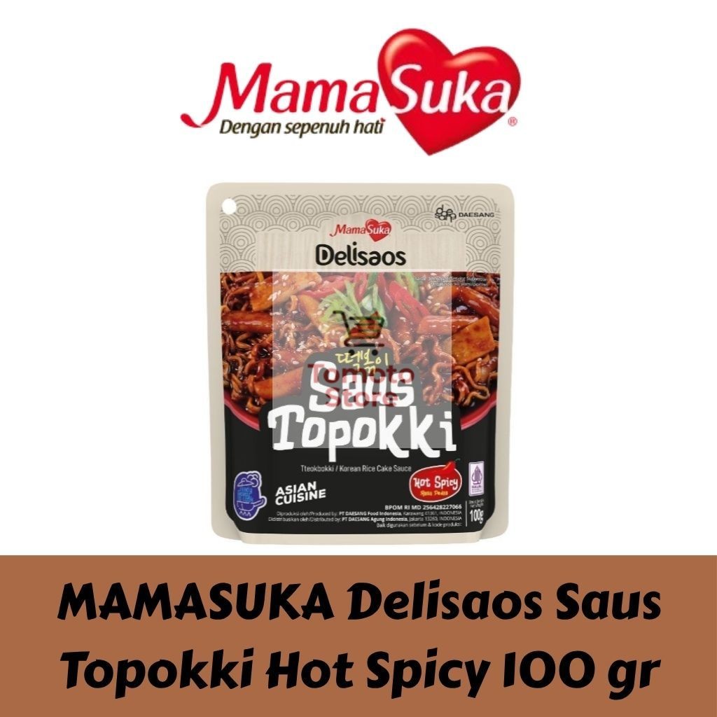 

✨ TOMOTOSTORE ✨ MAMASUKA Delisaos Saus Topokki Hot Spicy 100 gr