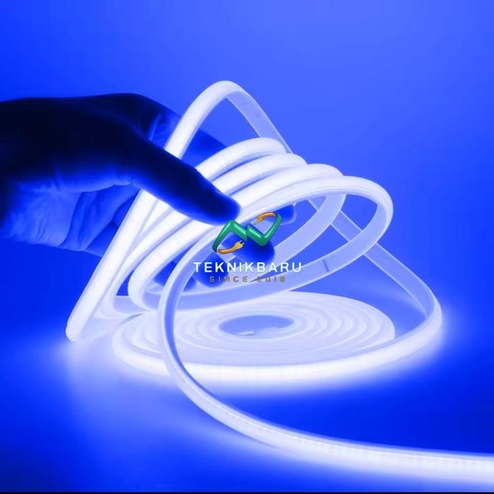 Lampu Neon Flex 220V 10-20 Meter + Soket | Dekorasi Plafon Kamar Taman Café | Neon Strip LED 11m 12m