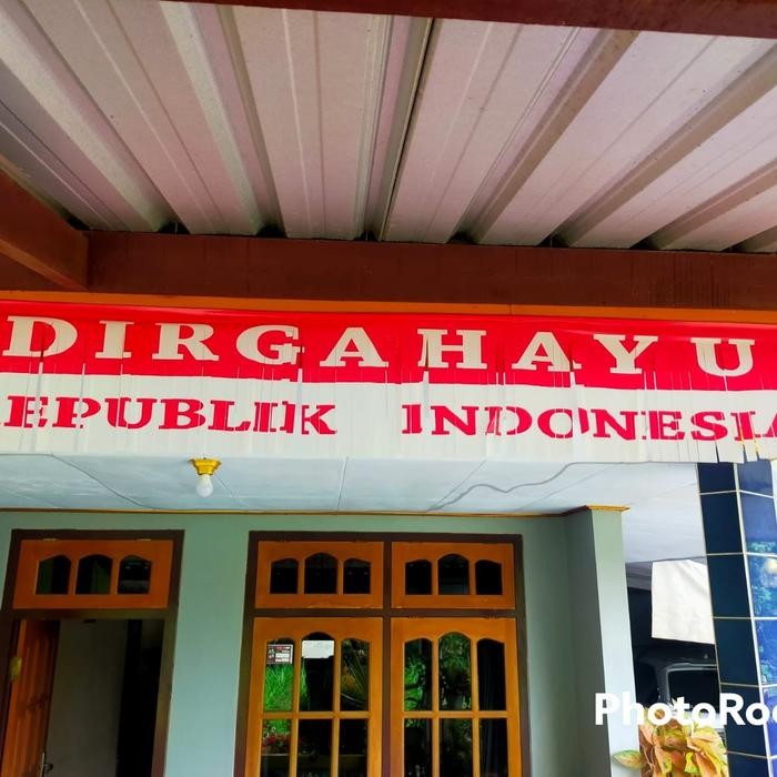 GARLAND RUMBAI DIRGAHAYU RI / HIASAN HUT RI / DEKORASI HuT RI - Garland Rumbai