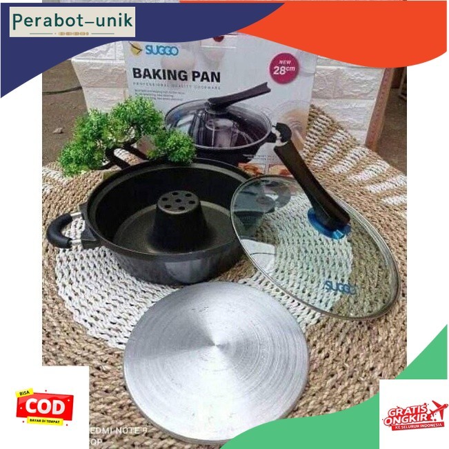 Affars88 > Cetakan kue bolu baking pan Diameter 28cm anti lengket/cetakan bolu suggo baking pan