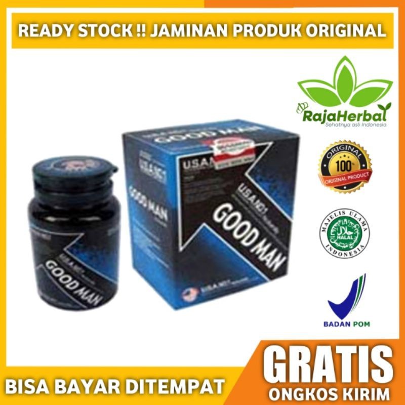 BISA (COD) Promo Obat Good Man Original USA Import Membantu Meningkatkan Stamina Pria - Obat Kuat Pr