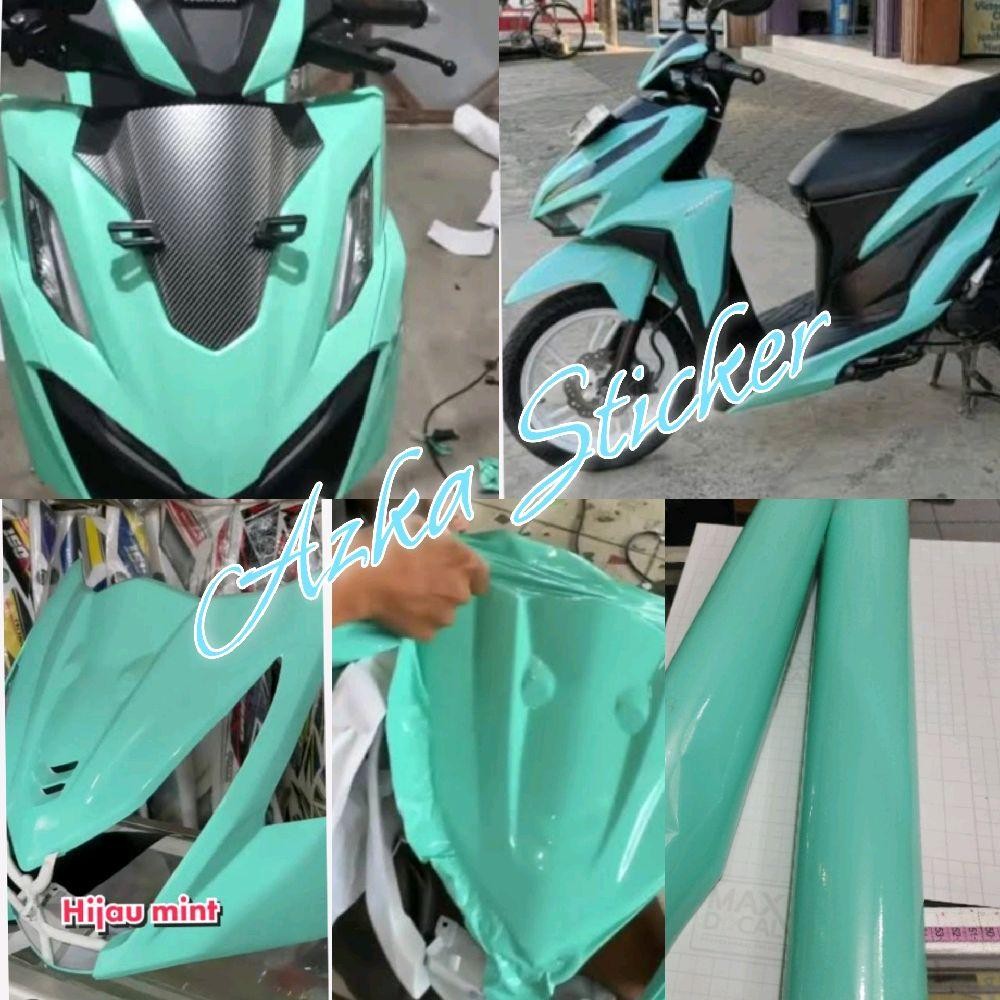 Setiker sekotlet hijau mint glossy setiker skotlet motor hijau mint doff hijau telur asin