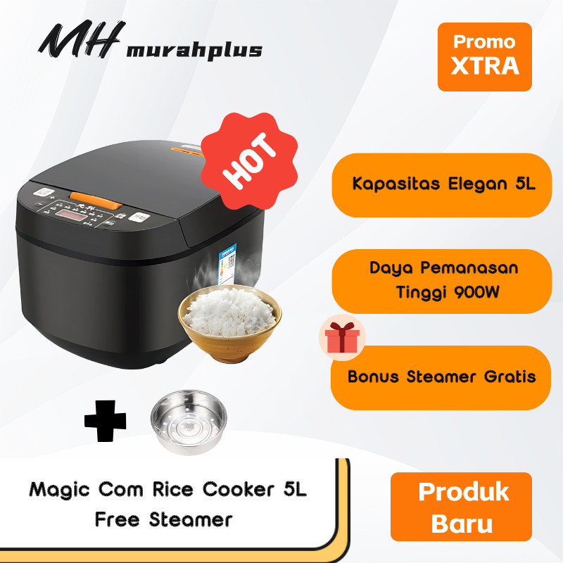 Magic Com Rice Cooker 5L Low Carbo Sehat Multifungsi Hemat Listrik Magic Com Cosmos Low Carbo