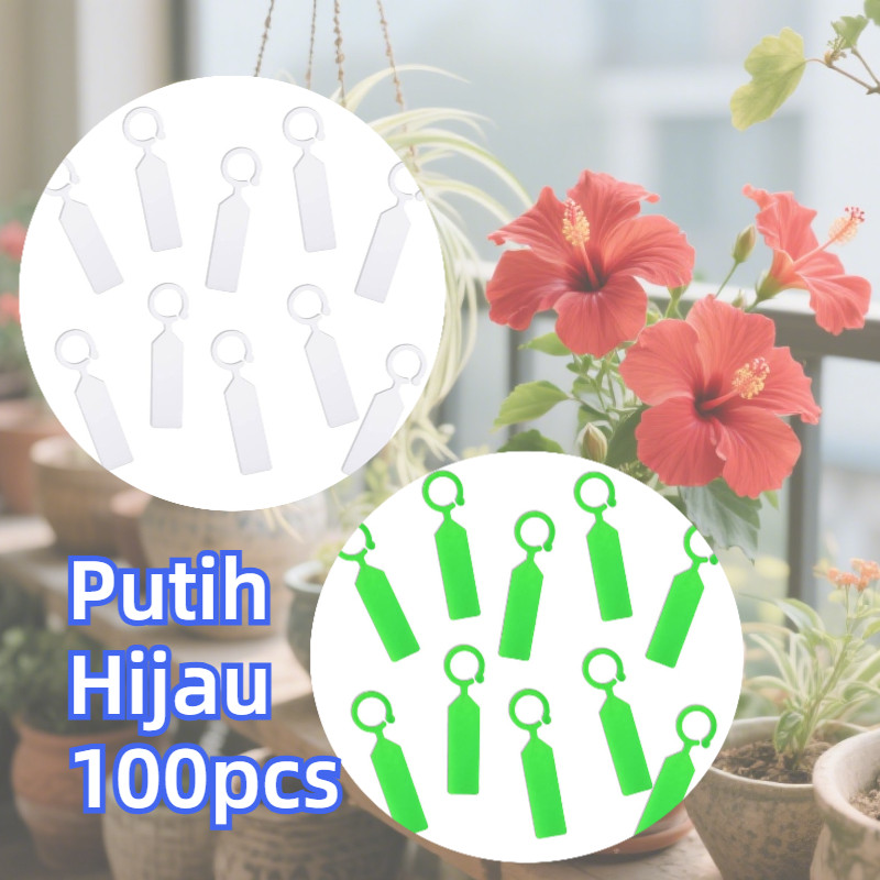 

100pcs Label Tanaman Waterproof Label Tag Tanaman Warna Name Tag Pohon Label Tanaman NKT