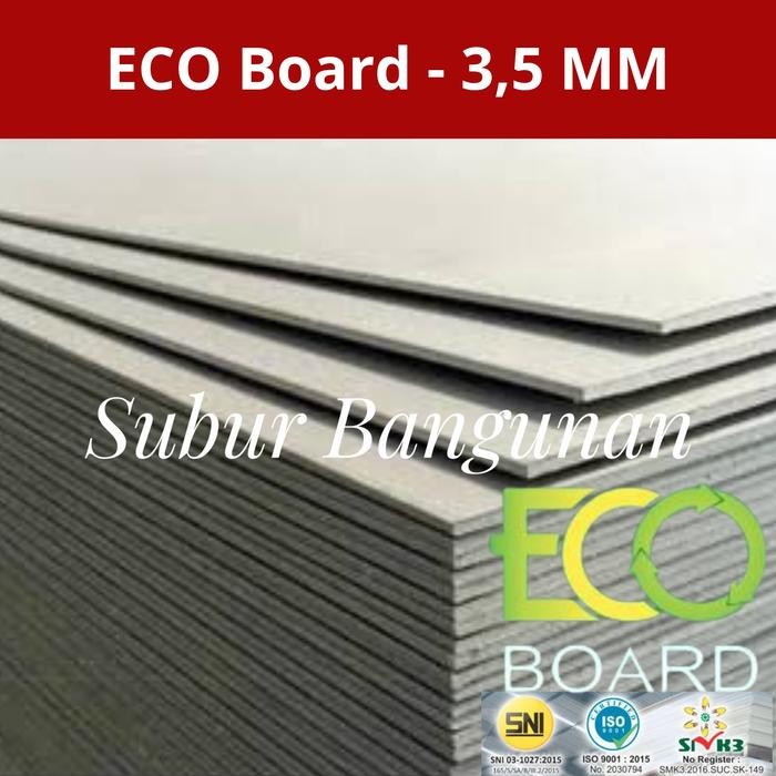 

Kalsi Board / Kalsiboard Eco Board 3,5 MM Papan Semen Silica Board SNI