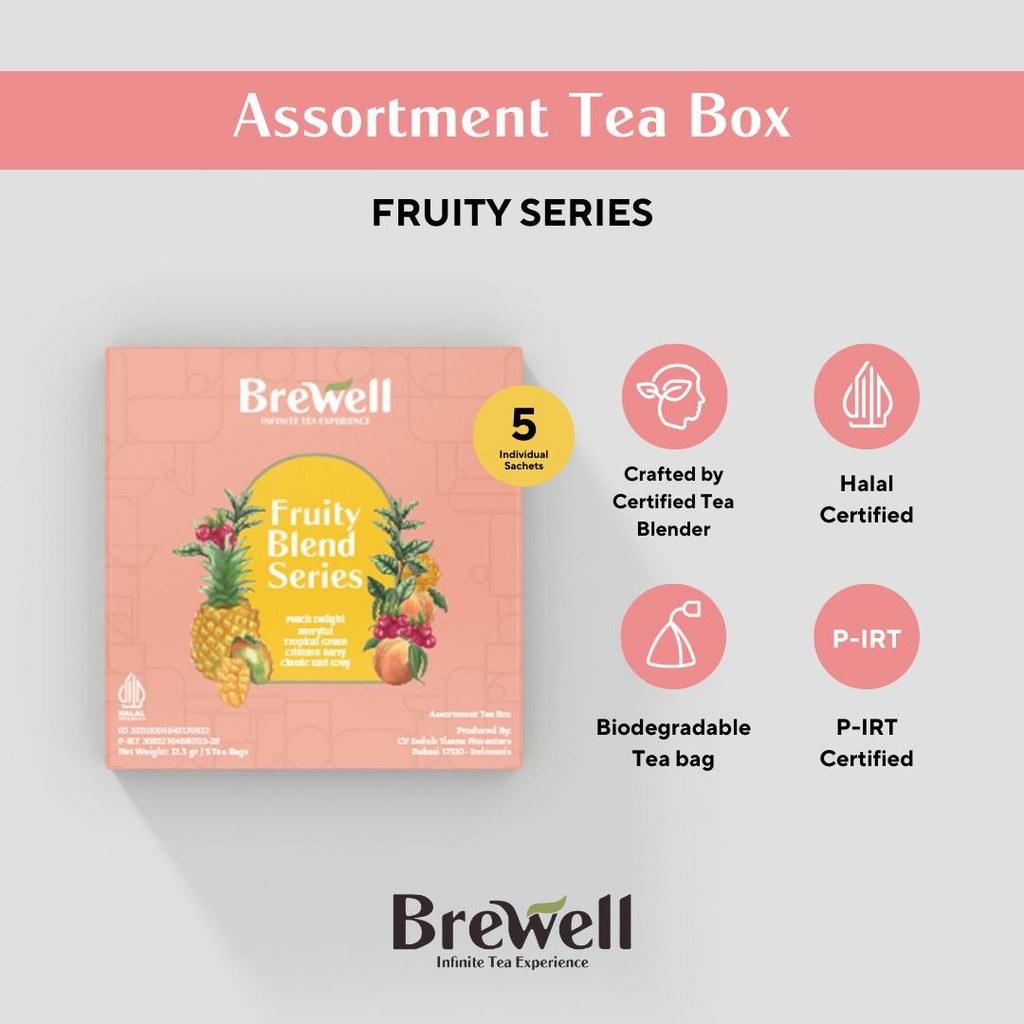 

BREWELL ASSORTMENT TEA BOX - FRUITY SERIES