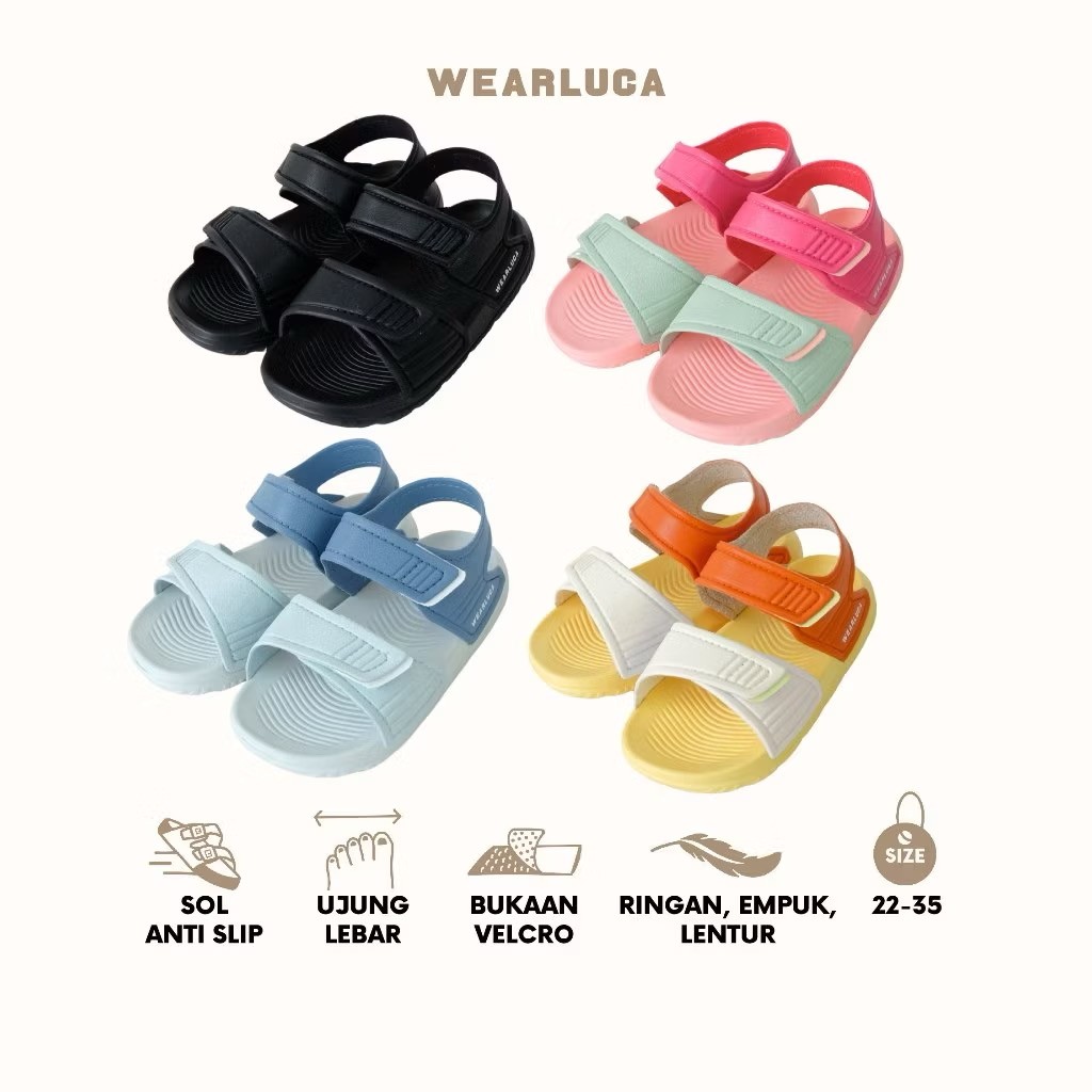 WEARLUCA - ERIO SANDAL - SANDAL ANAK - ALAS KAKI ANAK - ALAS KAKI BAYI