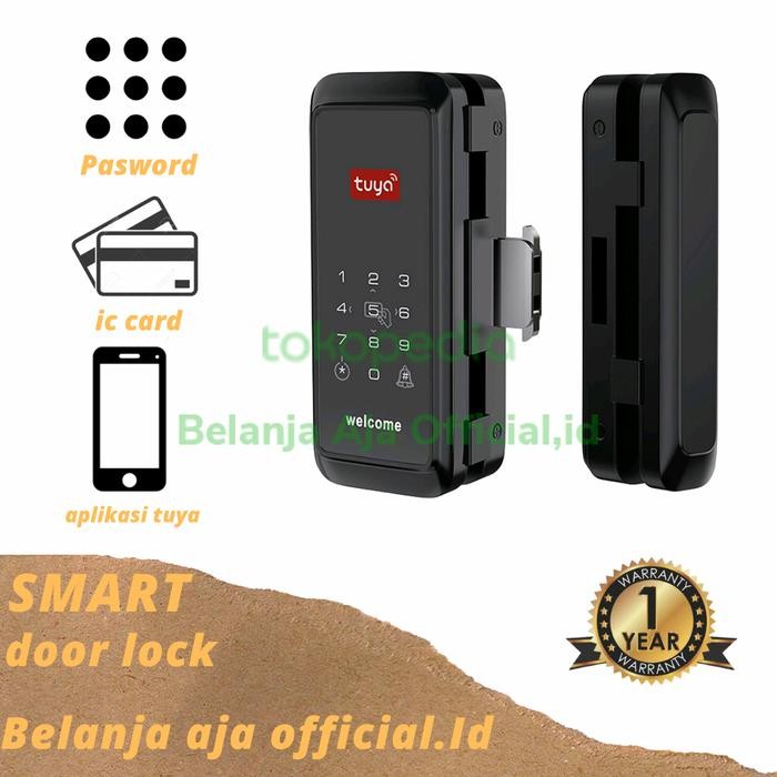 

sliding door lock smart home Access control pintu sliding fingerprint