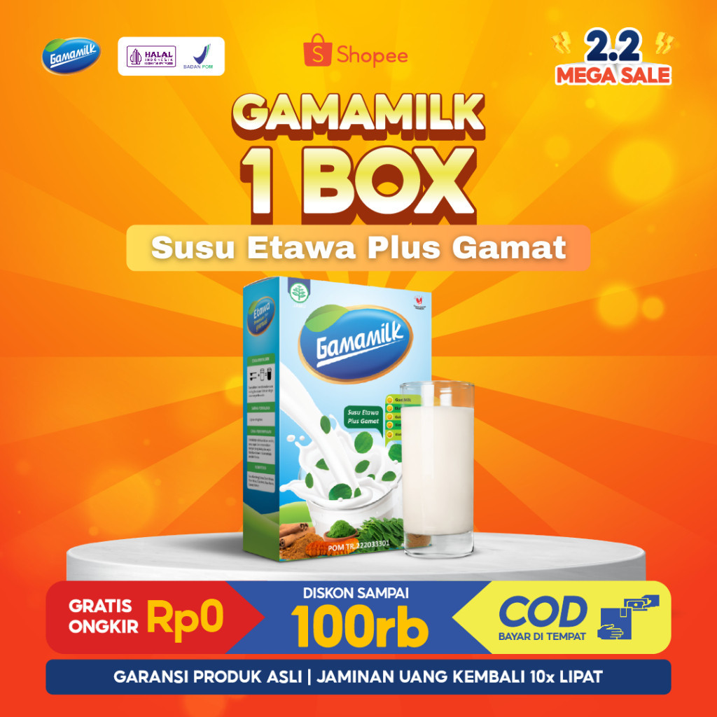 

Gamamilk - Susu Etawa Meredakan Masalah Nyeri Sendi, Tulang, Rematik dan Asam Urat 1 BOX