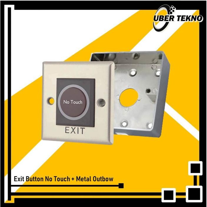 

Exit Button Touchless No Touch Sensor + Outbow Metal