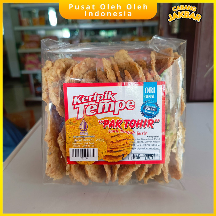 

Keripik Tempe Malang Pak Tohir Khas Oleh Oleh Enak Renyah