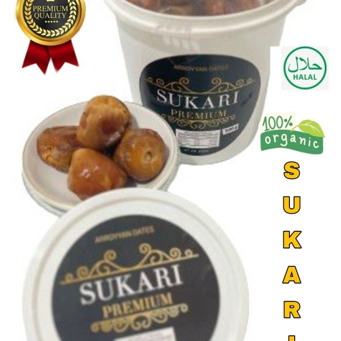 

[Best Seller] kurma sukari Arroyan kemasan ember 500g