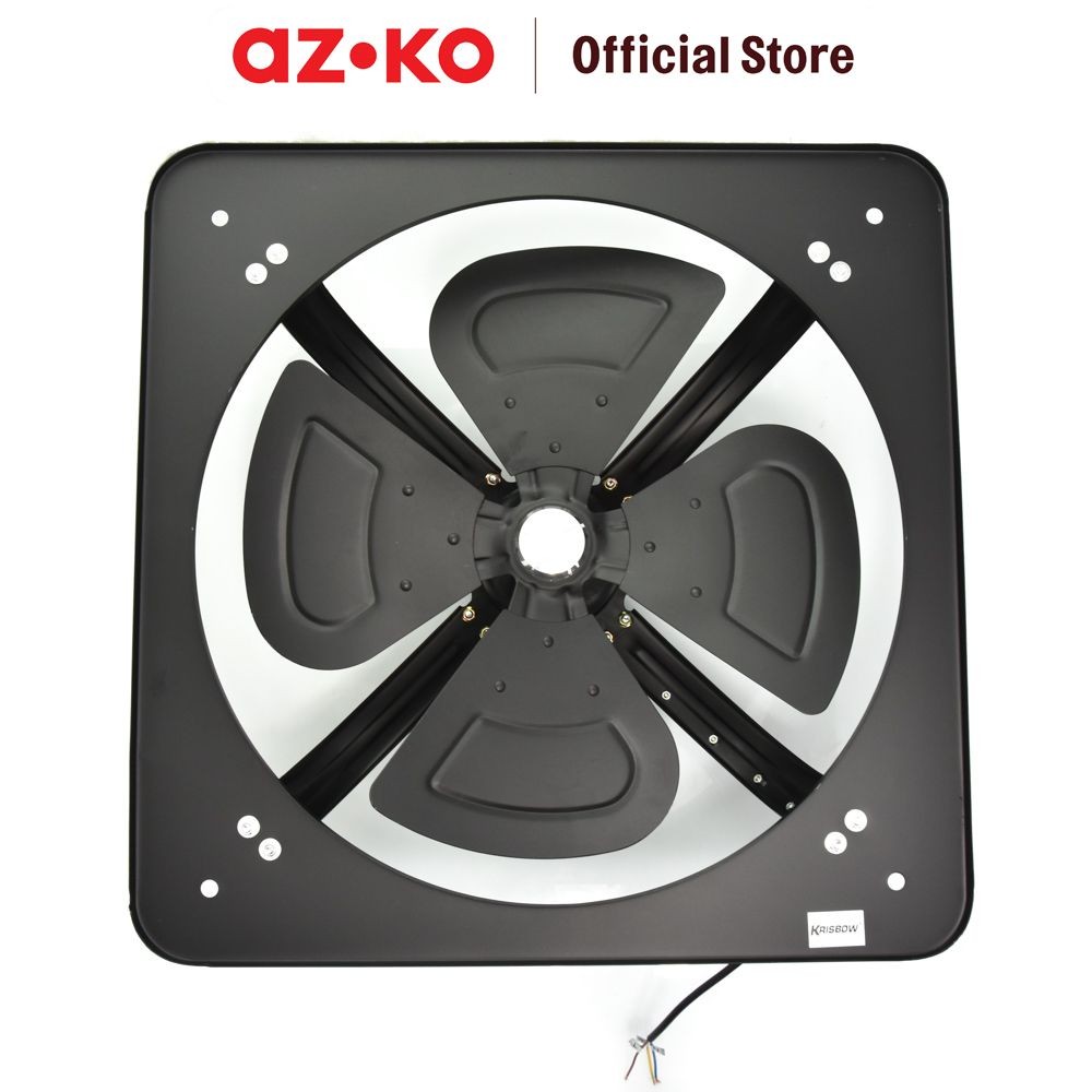 AZKO Krisbow 20 inci Exhaust Fan Metal Kipas Angin Metal Ceiling Fan Wall Exhaust Fan Kipas Ventilas