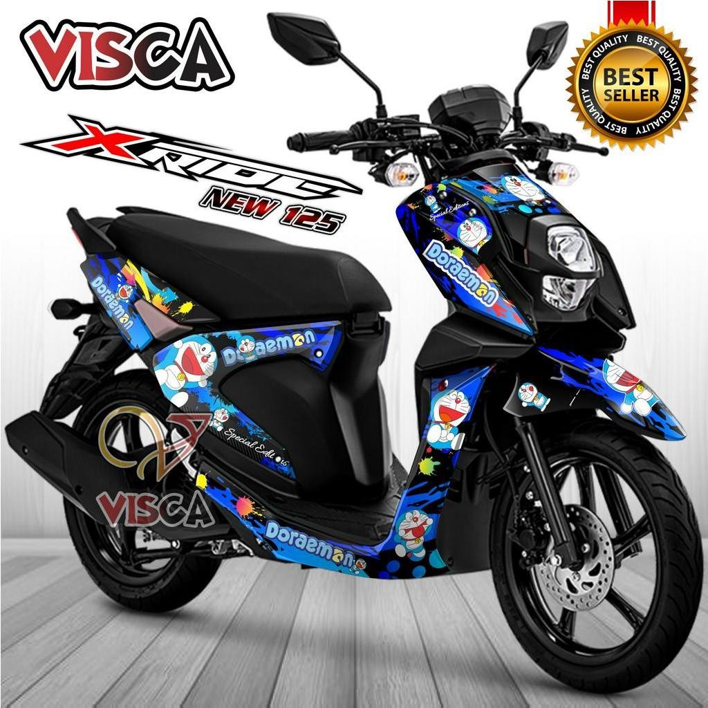 Decal X Ride 125 Full Body Stiker X Ride 125 Full Body Stiker Motor Xride 125 Full Body Doraemon