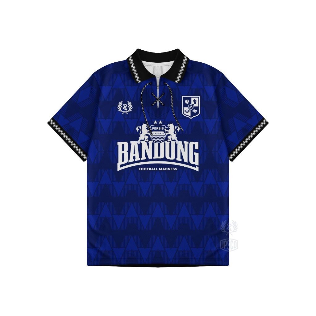 JPSAPPAREL Baju / JERSEY BANDUNG FOOTBALL MADNESS PERSIB SERIES JERSEY BIVB COME ON STAY BLUE BANDUN
