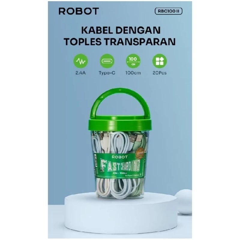 Kabel Data Robot RBC100S dengan Kabel Type C New PERTOPLES