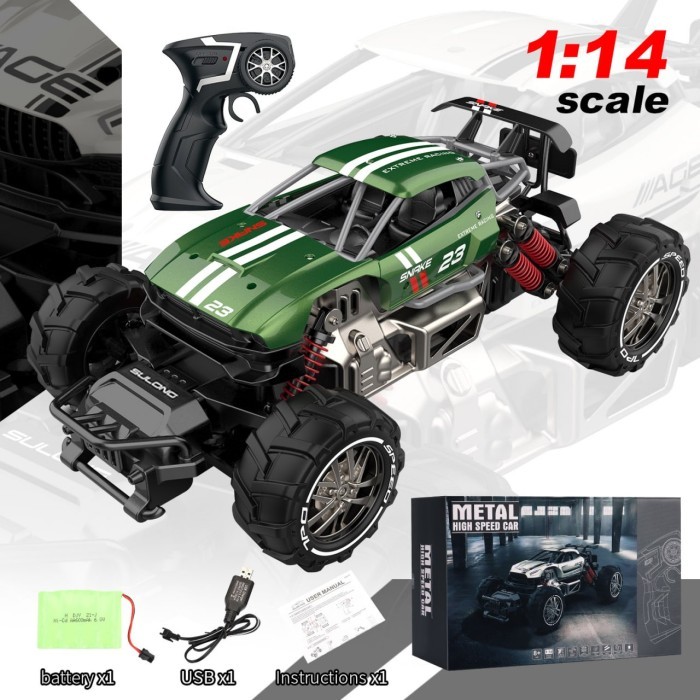 Mainan Anak RC 2.4 Ghz Mobil Metal ~ RC METAL HIGH SPEED 1:14 SCALE