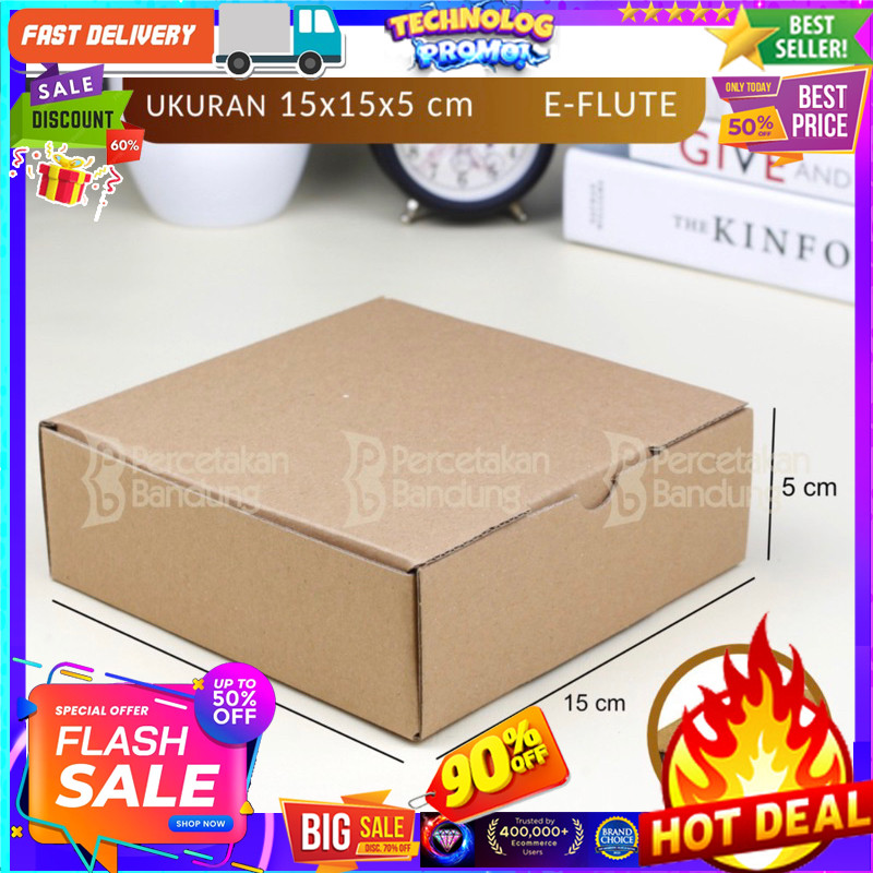 

BOX Packaging PACKING KIRIM PAKET POLOS KARTON DIECUT uk 15x15x5