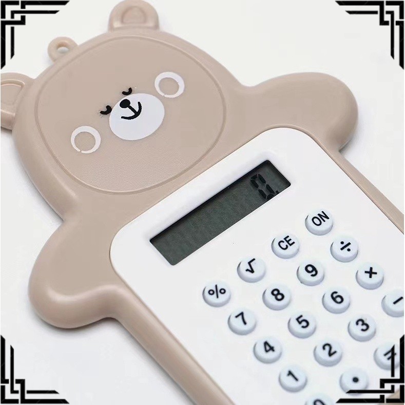 

Calculator Mini Portable Motif Bear Kalkulator Portable Mini Beruang Kalkulator Unik Kalkulator 8 Digit Mini Portable Kalkulator Beruang Tombol Karet Kalkulator Sekolah /Stationary Warna Warni