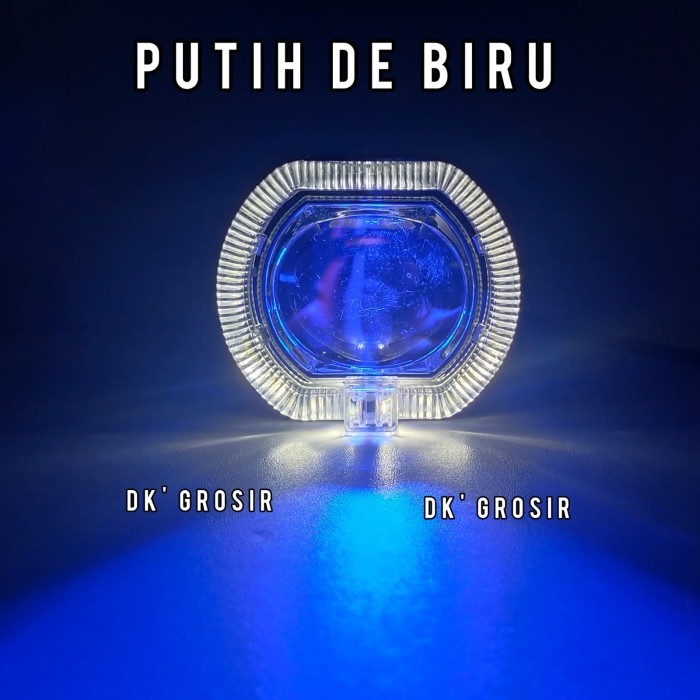 IBRIGHT - Projie Biled Cut Off mini 2.5 INC D2 D3 Jauh Dekat 30watt  - PUTIH DE BIRU, KUNINGPU 3INC