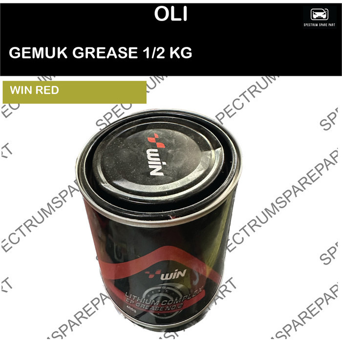 STEMPET GREASE GEMUK WIN RED 1/2KG