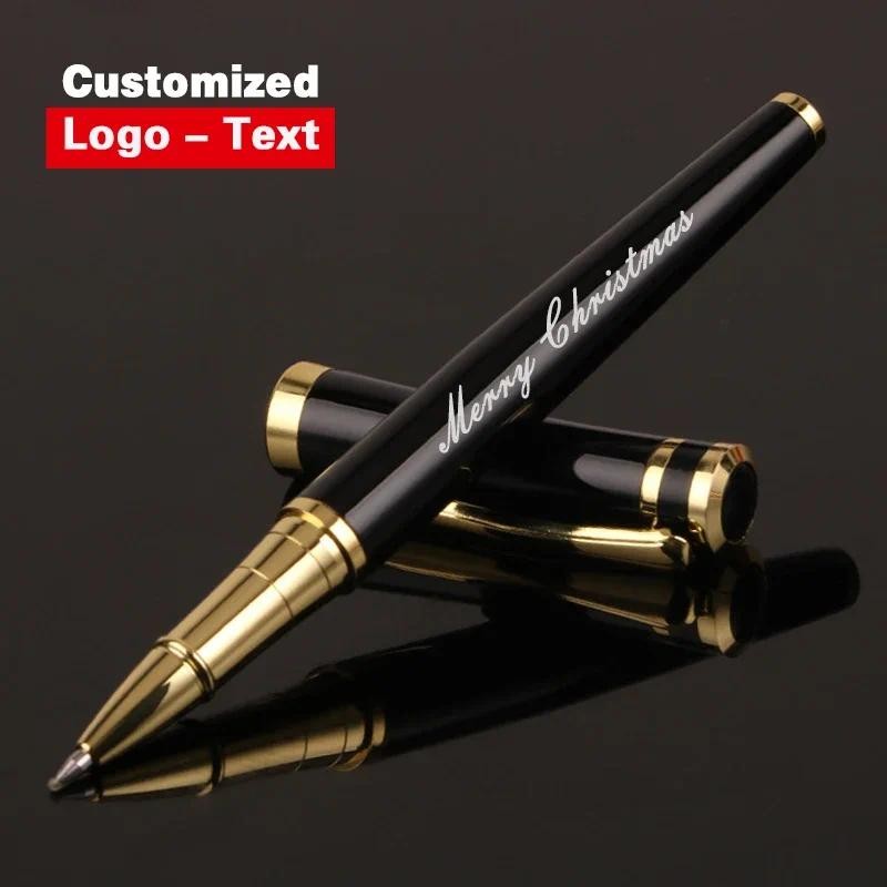 

Luxury Metal Ball Point Pen Clip Signature Ballpoint Pens for Business Writing Office Stationery Customized Logo Name Gift