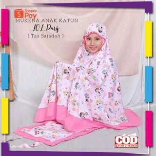 [PREMIUM ORIGINAL] MUKENA PREMIUM - Mukena Anak Katun Difa ( Tas Sajadah )