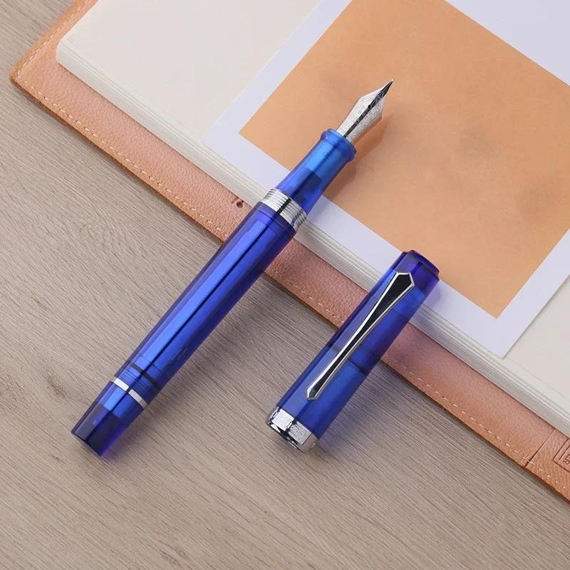 

Penbbs 489 Beautiful Ink Absorber Fountain Pen Acrylic ink Pen iridium F Nib school Writing business Gifts pens Office Supplies