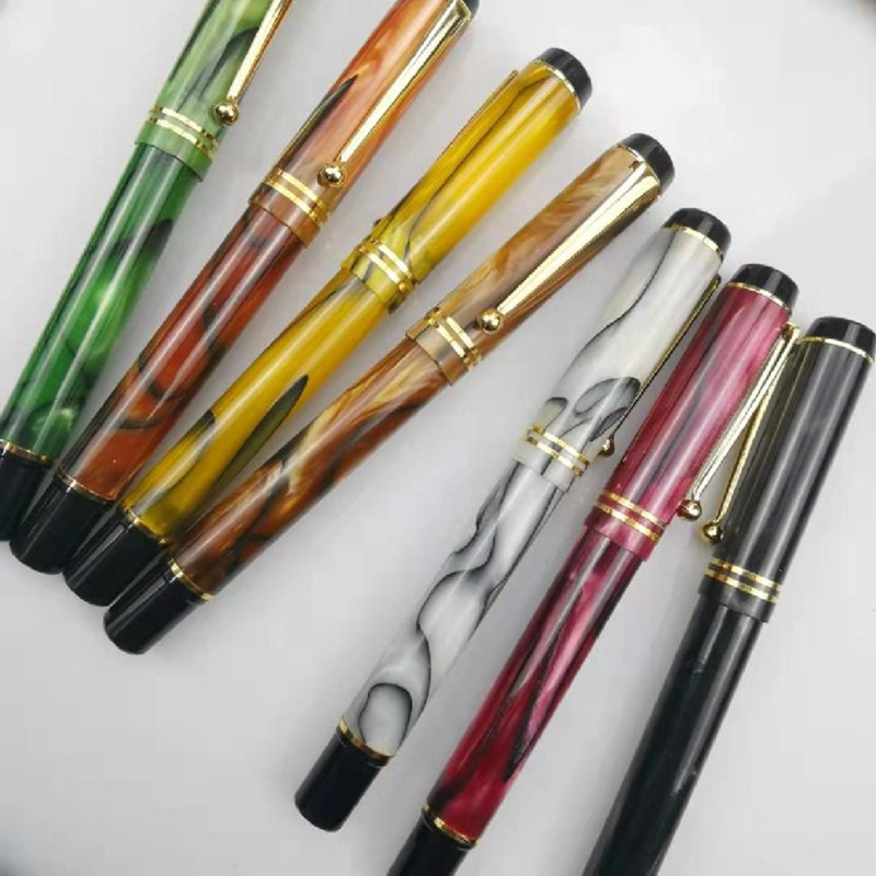 

New Centennial Duofold Fountain Pen High-end Ball Pen Dual-purpose F Nib Practice Large Capacit Office School Stationery Gift