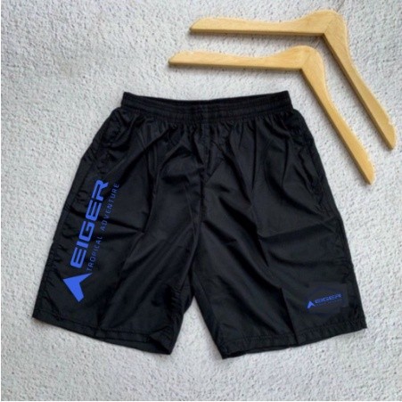 FREE ONGKIR [366SP] CELANA PENDEK POLOS OLAHRAGA SPORT BOXER HITAM TRAINING