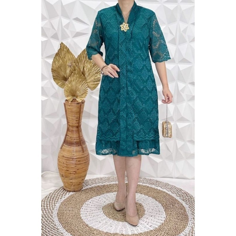 CLS DRESS Kartini /Dres brukat kartini modern
