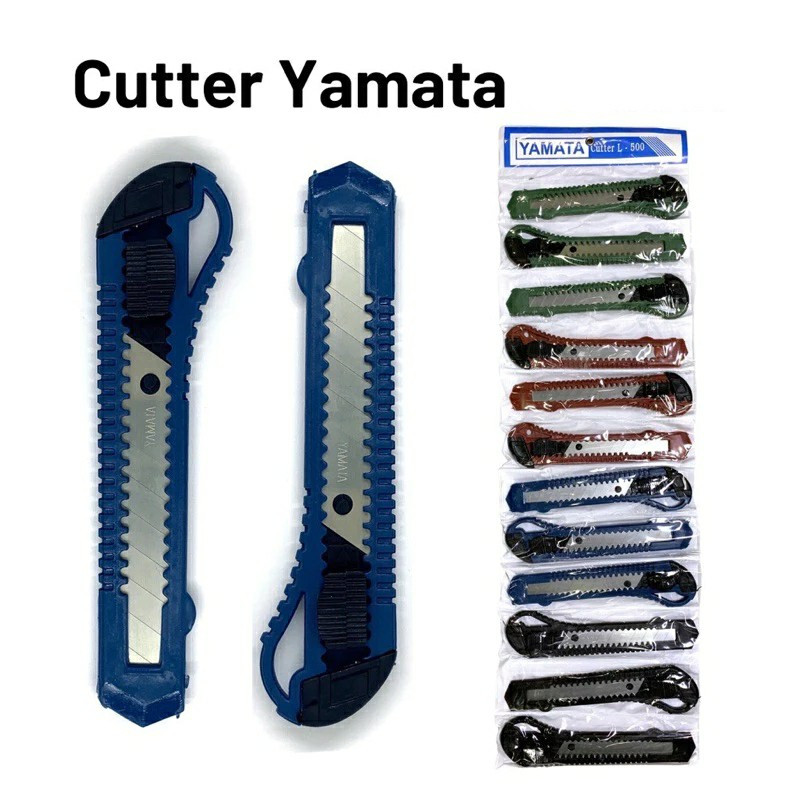 

1 Pcs Pisau Cutter Yamata Jenia Piso Kater Cuter Pemotong Dus ATK DLL