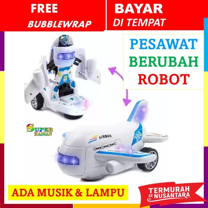 Kado Anak Laki Laki Mainan Anak 2 3 4 5 Tahun Pesawat Terbang Ultah