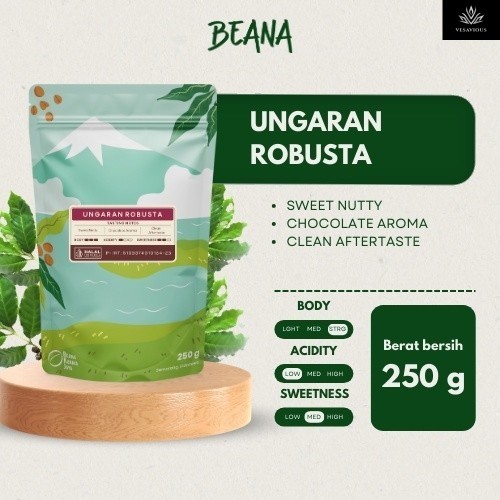 

Ungaran Robusta Coffee Roasted Beans | Biji Kopi Bubuk 250gr - Beana Roastery Semarang