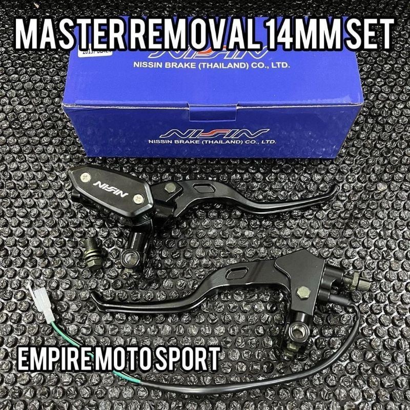 master rem Nissin tabung oval model RCB 1set kiri kanan universal PNP beat Vario nmax aerox PCX Vixi