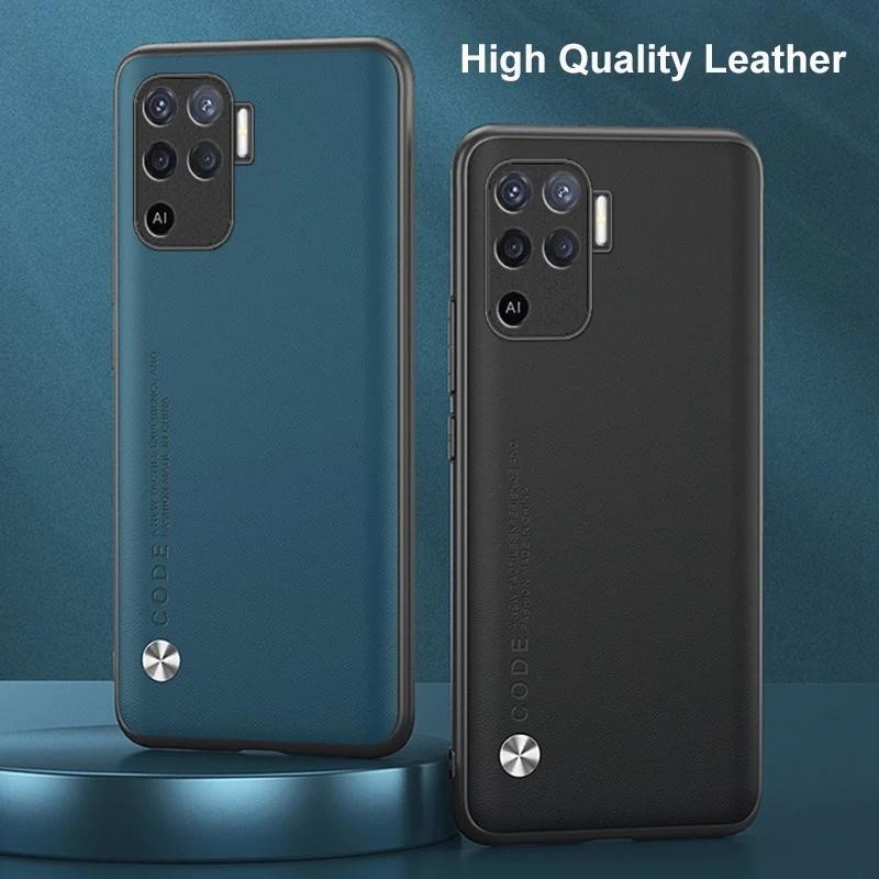 Phone casing OPPO A54 A74 A94 4G  OPPO A36 A76 A96 A55 A95 Carbon Fiber PU Leather Matting Anti-Shoc