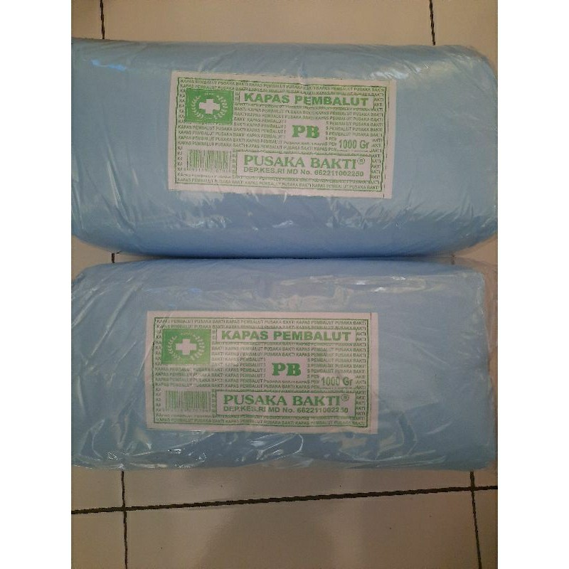 Kapas Gulung 1000 Gram / Kapas 1 KG / Kapas Medis 1kg
